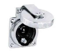 Hubbell Wiring HBLPHTVSS Hubbell Hblphtvss Phone/tv Inlet Round Stainless Steel