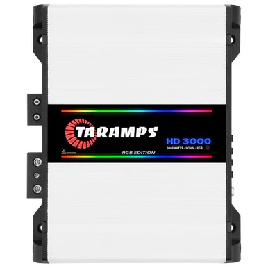 Taramps HD3000.1RGB 3000w 1 Ohm Rgb Lights HD3000.1RGB