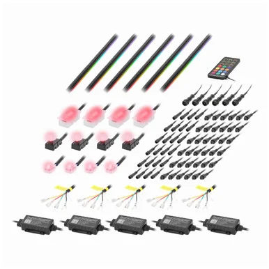 Heise HEAMBCAR Complete 4 Door Ambient Kit