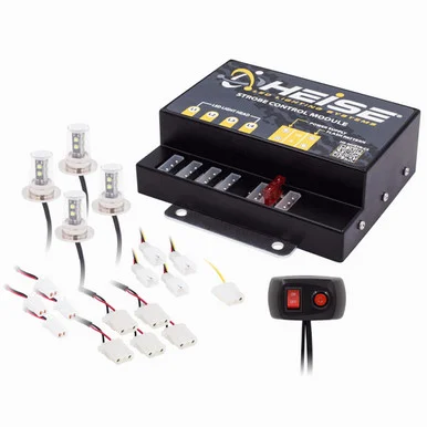 Heise HEMUSTRW 8 Led 4pk White Strobe Kit