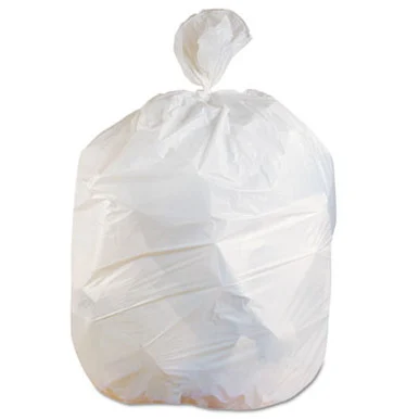 Heritage H7658EW Linear Low-density Can Liners, 60 Gal, 0.75 Mil, 38" X 58", White, 100/carton HERH7658EW