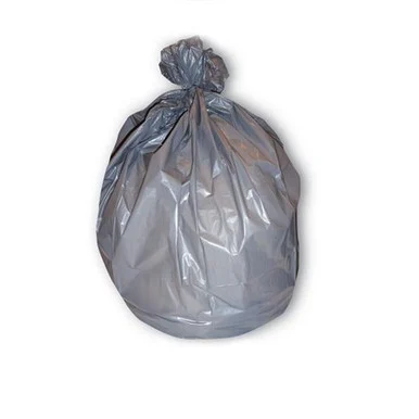 Heritage H7856WS Linear Low-density Can Liners, 55 Gal, 1.7 Mil, 39" X 56", Silver, Flat Pack, 50/carton HERH7856WS