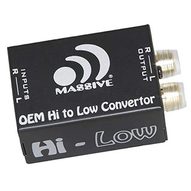 Massive Audio HILOW 2 Channel Hi-low To Rca Converter