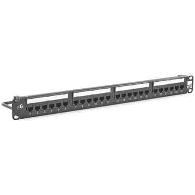 Hubbell HP624 Cat6 Patch Panel 24-Port