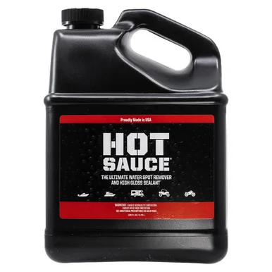 Bling Sauce HS0128 Hot Sauce Hard Water Spot Remover 1 Gallon