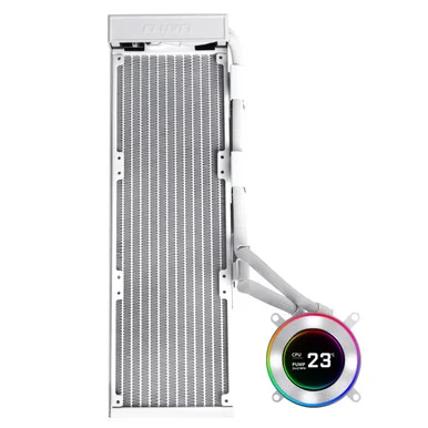 Lian Li HS2LCD36W Hydroshift II 360mm Liquid CPU Cooler With LCD Display White