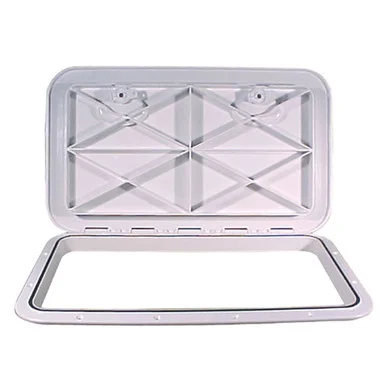 Beckson HT1424AW 14" X 24" Flush Hatch White - Asa Material - Acrylonitrile Styrene Acrylate