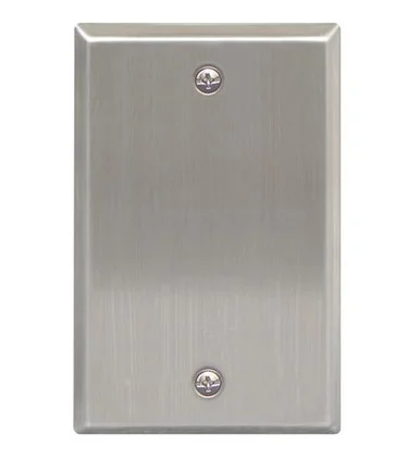 Icc Blank Faceplate - 1-gang - Stainless (ic630ebsss)