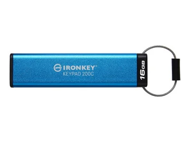 Kingston IronKey Keypad 200 16GB USB 3.2 (Gen 1) Type C Flash Drive IKKP200C/16GB IKKP200C/16GB