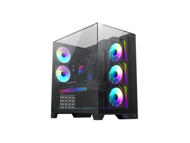 GameMax InfinityPlusBK Infinity Plus Mid Tower ATX Gaming Case - Black