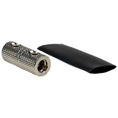 Audiopipe IS828 Pipeman's Installation Solution 8 Gauge Coupler - Nickle Plated Finish With Set Screw