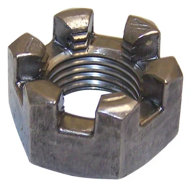 Crown Automotive Jeep Replacement Tie Rod End Castle Nut for Misc. 1984-2006 Jeep Models; 1/2" 20TPI J0274428