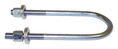 Crown Automotive Jeep Replacement U-Bolt, Left or Right Front, 7/16" X 20 Threads, Includes Washers & Nuts J0909222