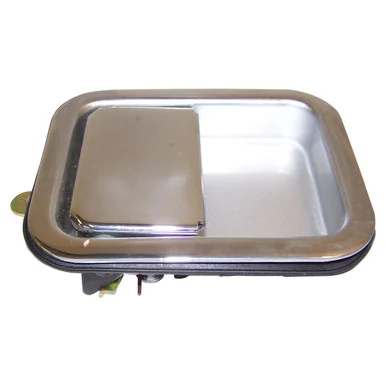 Crown Automotive Jeep Replacement Exterior Chrome Door Handle for 81-86 CJs and All YJs & TJs w/ Full Steel Doors J5758172