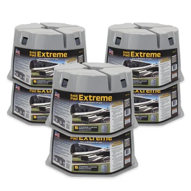 Stromberg Carlson JBP-712.6 Base Pad Extreme - 7 Height- 6000 lbs. Capacity- Pack of 6- Gray JBP712.6