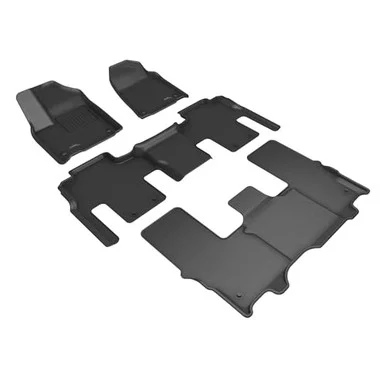 3D Mats L1JP02801509 Kagu Floor Mat - Black