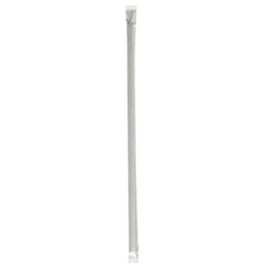Boardwalk JSTW1025BK Wrapped Jumbo Straws, 10.25", Polypropylene, Black, 2,000/carton