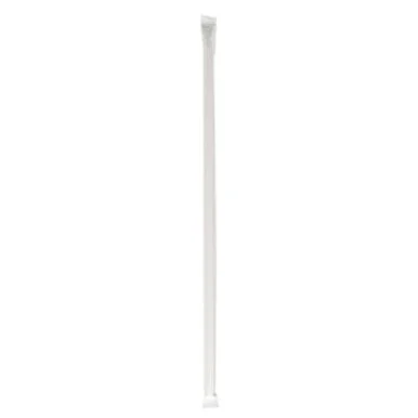 Boardwalk JSTW1025RW Wrapped Jumbo Straws, 10.25", Polypropylene, Red/white Striped, 2,000/carton