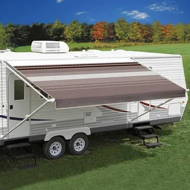 Carefree of Colorado JU198A00 Universal Awning Replacement Fabric 18'2" - Sierra Brown