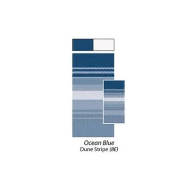 Carefree of Colorado JU208E00 Universal Awning Replacement Fabric 19'2" - Ocean Blue