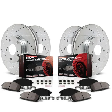 Power Stop K6325 Ceramic Brake Pad and Rotor Kit - powerstop