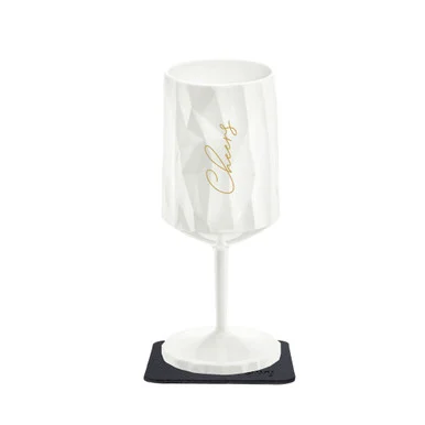 Silwy KOWIW3001 Magnetic Plastic Wine Cheers Glass