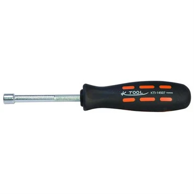 K Tool International KTI-14507 Metric Nutdriver 7mm X 75 Soft-grip Handle
