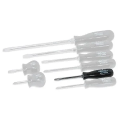 K Tool International KTI-19203 3" Slotted Screwdriver With Black Handle
