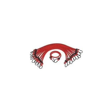 K Tool International KTI-73834 10-pk Of 13/32" X 48" General Purpose Braided Bungee Cord, Stretch Cord