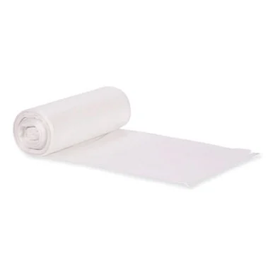 Heritage L7658TCER1 Eco Blend Max Can Liners, 60 Gal, 0.8 Mil, 38" X 58", Clear, 20 Bags/roll, 5 Rolls/carton - Heritage Bag