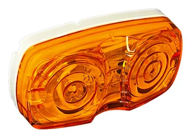 RV Designer L911 Amber Double Bulls-Eye LED Marker/Clearance Light