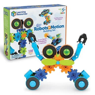 Learning Resources LER9228 Set,gears,robots In Motion