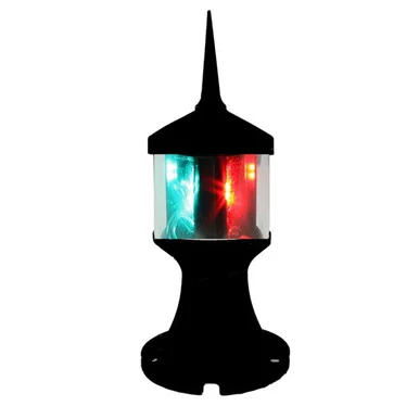 Lunasea Lighting LLB-73BK-01-BB Lunasea Tri-color/anchor Zero Emission Light Fixture - 12v - Black