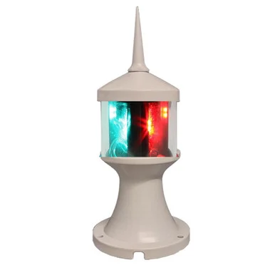 Lunasea Lighting LLB-73BK-01-WB Lunasea Tri-color/anchor Zero Emission Light Fixture - 12v - White