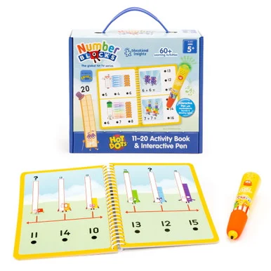 Hot Dots Numberblocks Activity Book Interactive Printed Book (lrn-2551)
