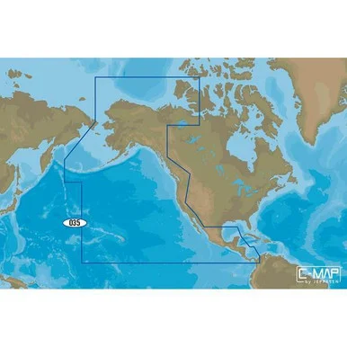 Cmap M-NA-D035-MS 4d, Pacific Coast, Panama To Alaska