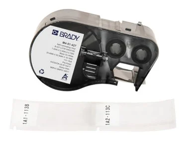 Brady M451427 Self Laminating Vinyl Wrap Labels 2.5 x 1 Inch