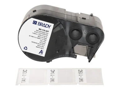 Brady M5115427 1.25" X 1.5" Self-Laminating Wrap Around Labels