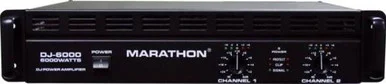 Marathon DJ-6000 Amplifier - 1800 W RMS - 2 Channel MADJ6000