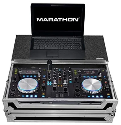 Marathon MA-XDJR1LT Case-to-hold One Pioneer Xdjr1 DJ Music Controller Plus Laptop Shelf