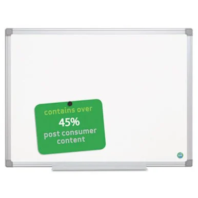Mastervision Easyclean Dry-erase Board - 36" Width X 24" Height - Surface - Aluminum Frame - Film - Each (ma0307790)