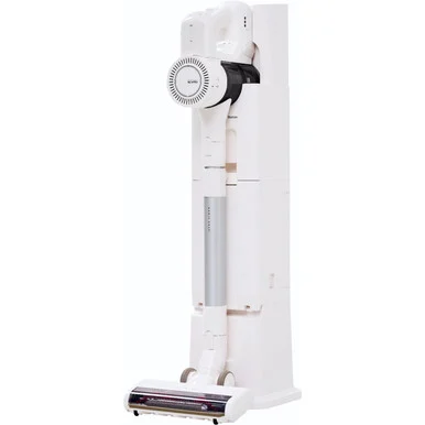 Magic Chef MCVPROANDTOWER Cordless Stick Vacuum with Self-Emptying Tower White