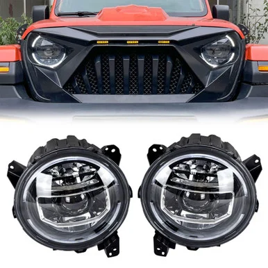 American Modified AMJPCC00101 Halo Headlights for Jeep Wrangler