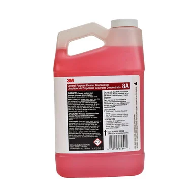 3m 8A General Purpose Cleaner Concentrate, Clean Scent, 0.5 Gal Bottle, 4/carton MMM8A