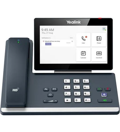 Yealink IP Phone - Corded - Bluetooth, Wi-Fi - Wall Mountable, Desktop - Classic Gray (mp58-wh-teams-e2)