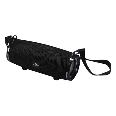 Maxpower MPD189BK Black Portable Water Resistant Bluetooth Speaker With Charging Cable