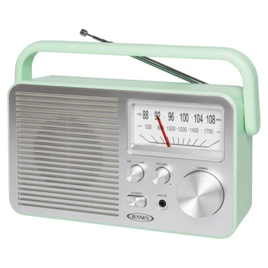 Jensen MR-750GR Portable AM/FM Radio - Green