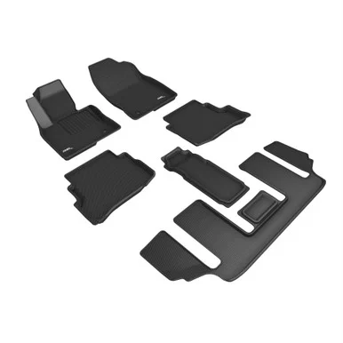 3D Mats L1MZ07601509 Kagu Floor Mat - Black