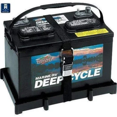 T-H Marine NBH31SSCDP Battery Tray with Strap