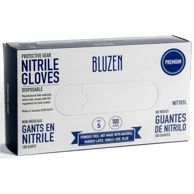 BLUZEN Disposable Nitrile Gloves (nit101sct) - remcoda